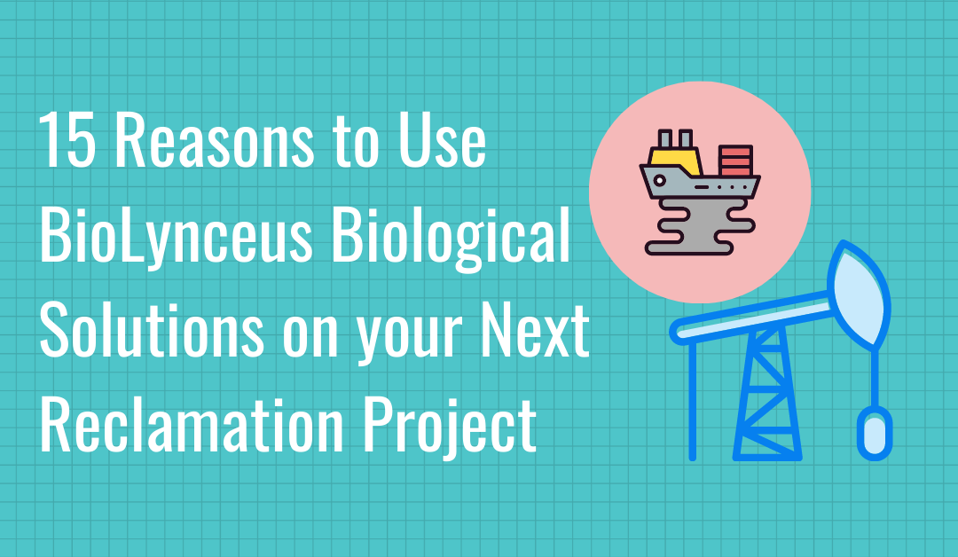 15 Reasons to Use BioLynceus Biological Solutions on Your Next Reclamation Project