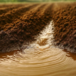 The image shows a decrease in need for irrigation, one of the benefits of BioLynceus Lot 125