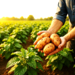 The image shows increased crop yield , one of the benefits of BioLynceus Lot 125